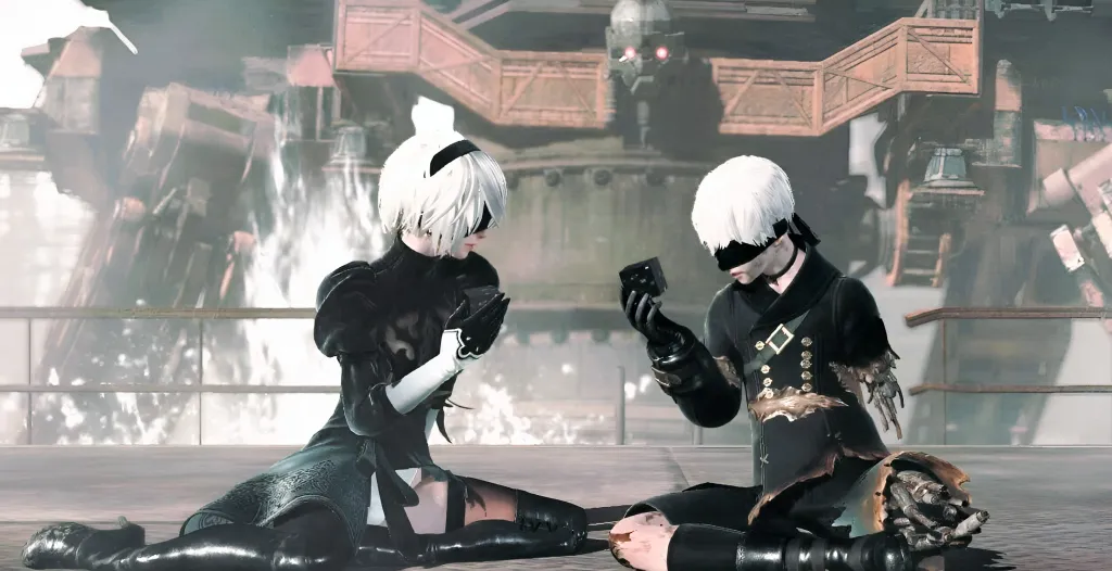 NieR Automata 2b and 9s
