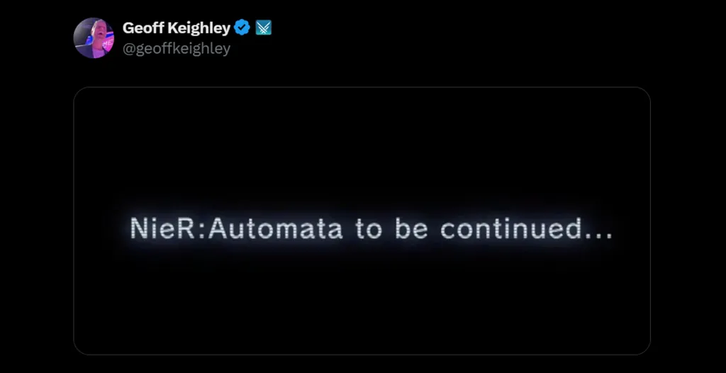 NieR Geoff Keighley