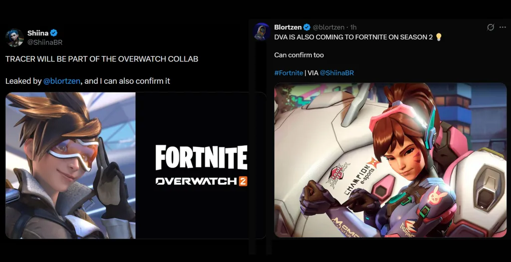 Overwatch Fortnite Skins Leaked