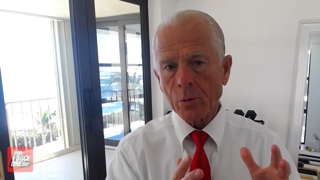 Peter Navarro during an interview for Pod Force One.