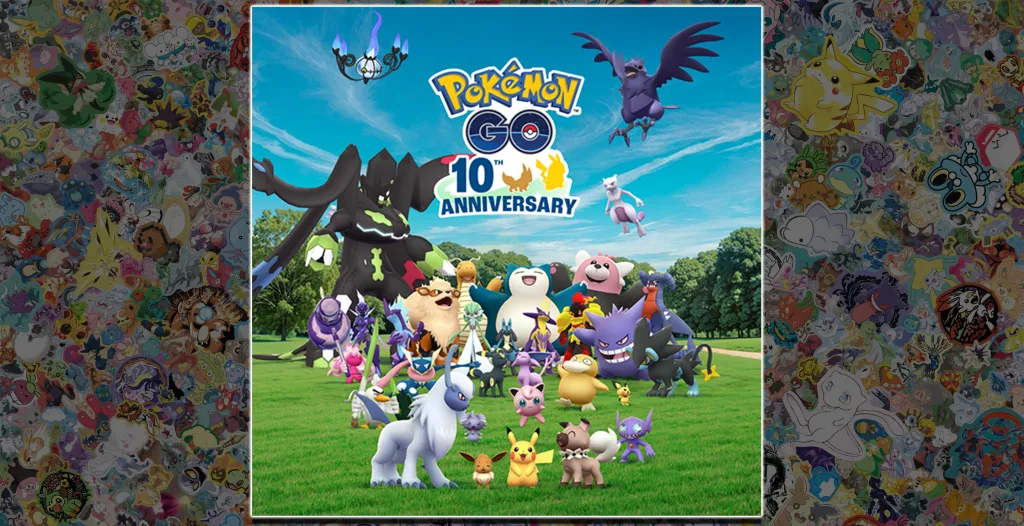 Pokémon Go 10th Anniversary Wallpaper