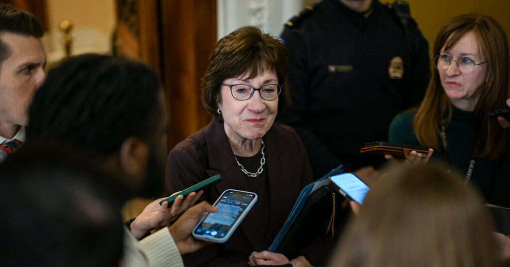 Susan Collins Runs for Re-election, in One of 2026’s Top Senate Fights