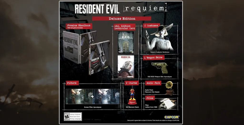 RE9 Deluxe Edition Items