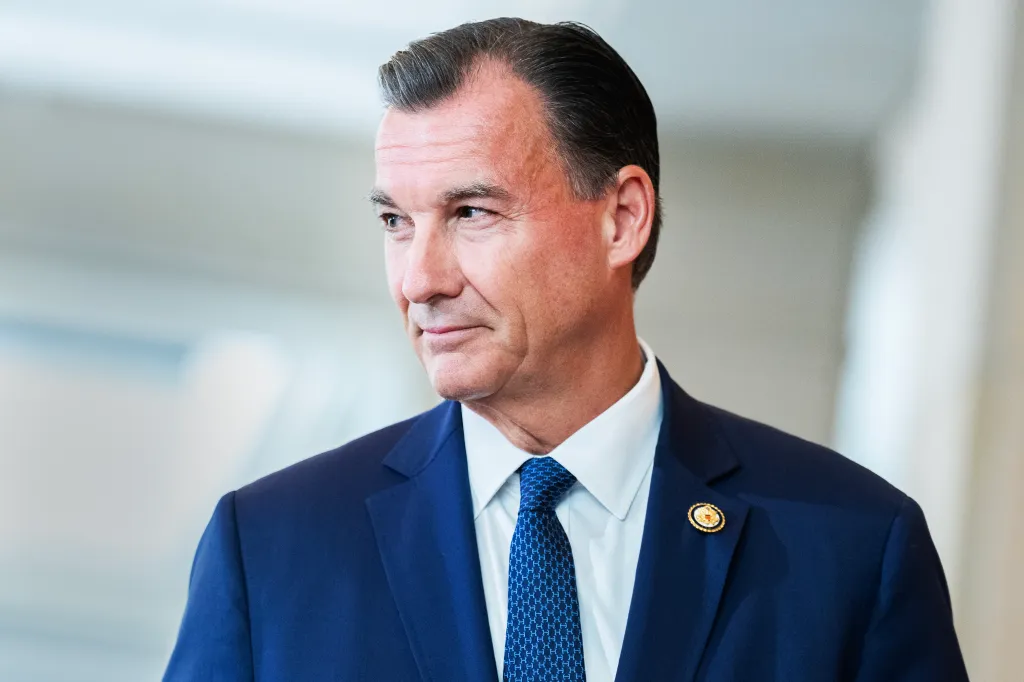Rep. Tom Suozzi attending a Congressional Gold Medal ceremony.