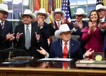 Observers alarmed as Trump’s FBI calls ‘horrifying’ meeting of state election officials