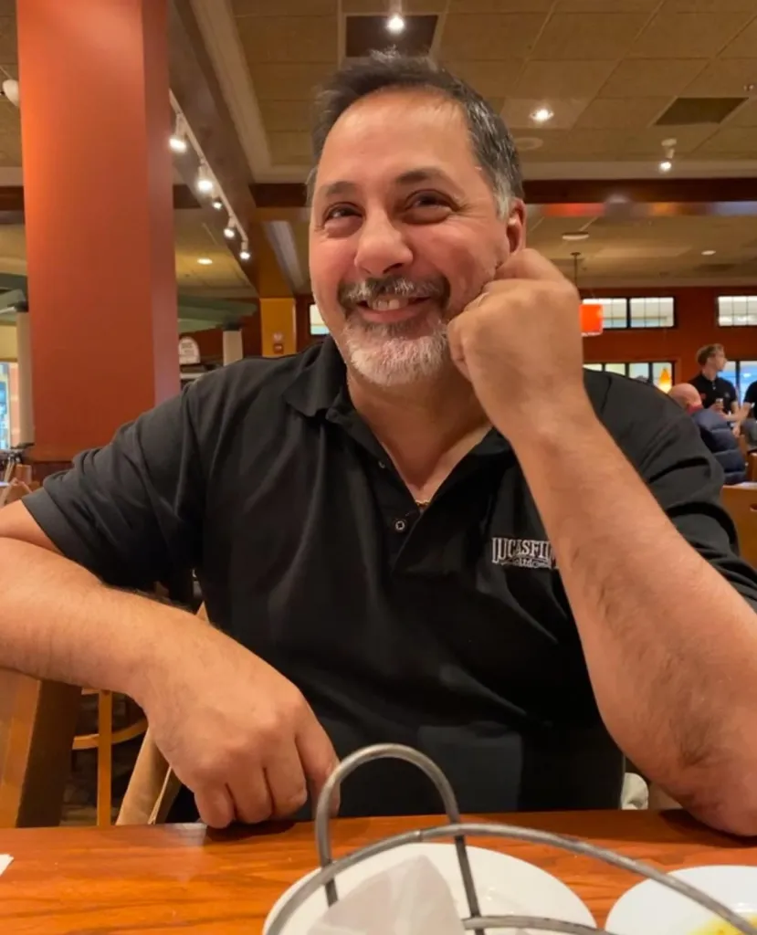 Nadeau allegedly struck and killed 59-year-old Robert Steven DeCesare, who was dining with his wife and daughter.