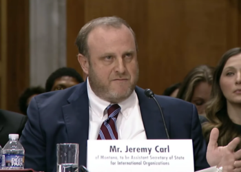 ‘You’re struggling’: Trump nominee quails at demand to explain white nationalist rhetoric