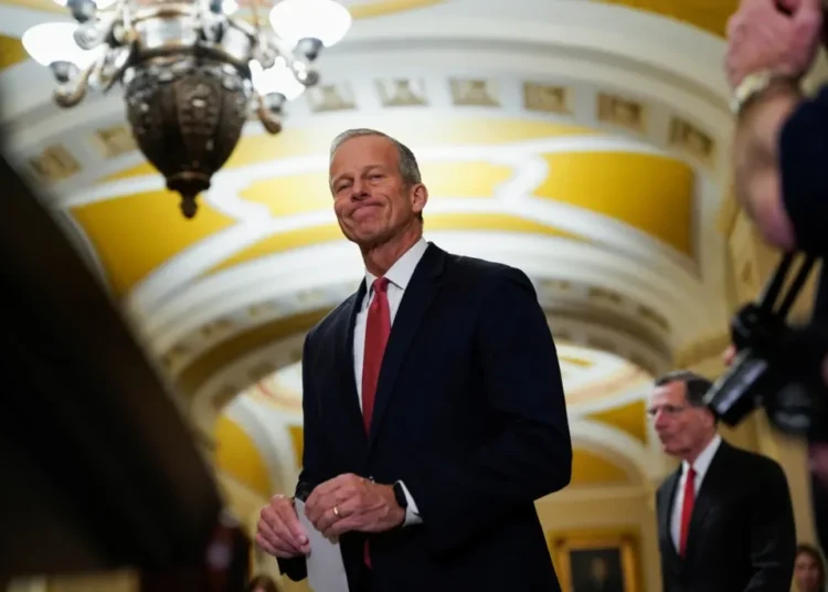 Far-right outlet fumes over Senate GOP’s dog PR stunt while key Trump bill flounders