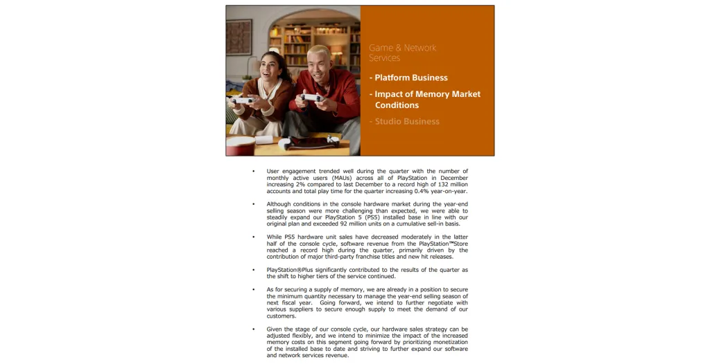 Sony CFO PS5 Price Increase