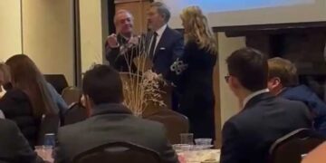 Video shows Kentucky Republican ‘snatching’ mic out of fellow GOP lawmaker’s hand at event