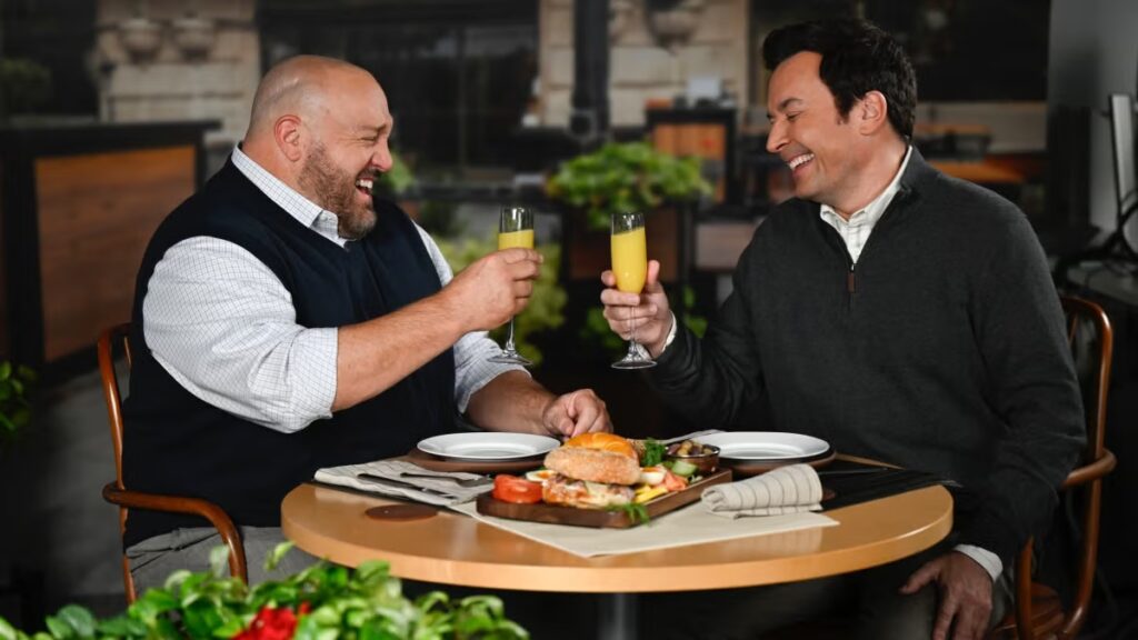 ‘The Tonight Show’ Host Jimmy Fallon and Kevin James Sing About Office Missed Connections | Exclusive