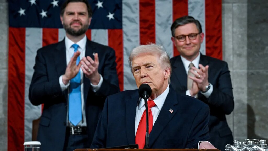 ‘Weakest Speaker’: Mike Johnson derided on Capitol Hill after latest Trump surrender