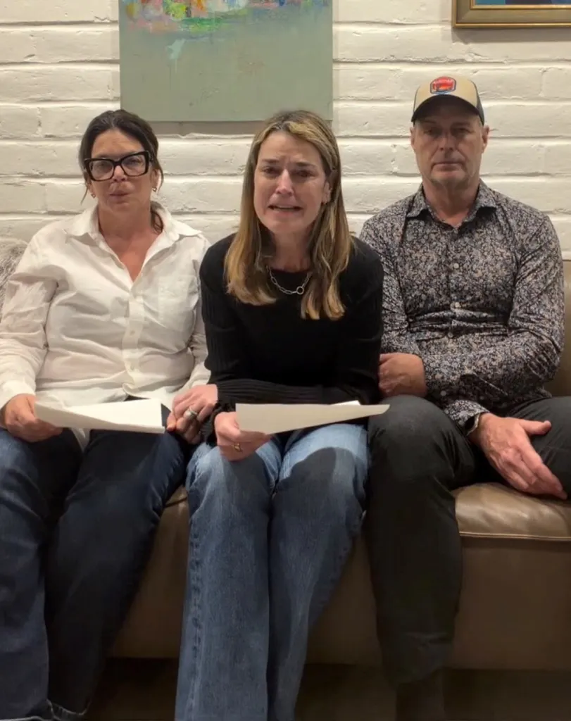 U.S. journalist Savannah Guthrie, with her siblings, speaks in a video message about her missing elderly mother.