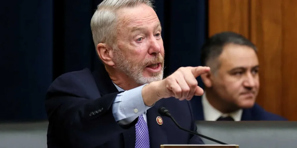 ‘Can you shut him up?’ Scott Bessent’s combative House hearing devolves into shouting