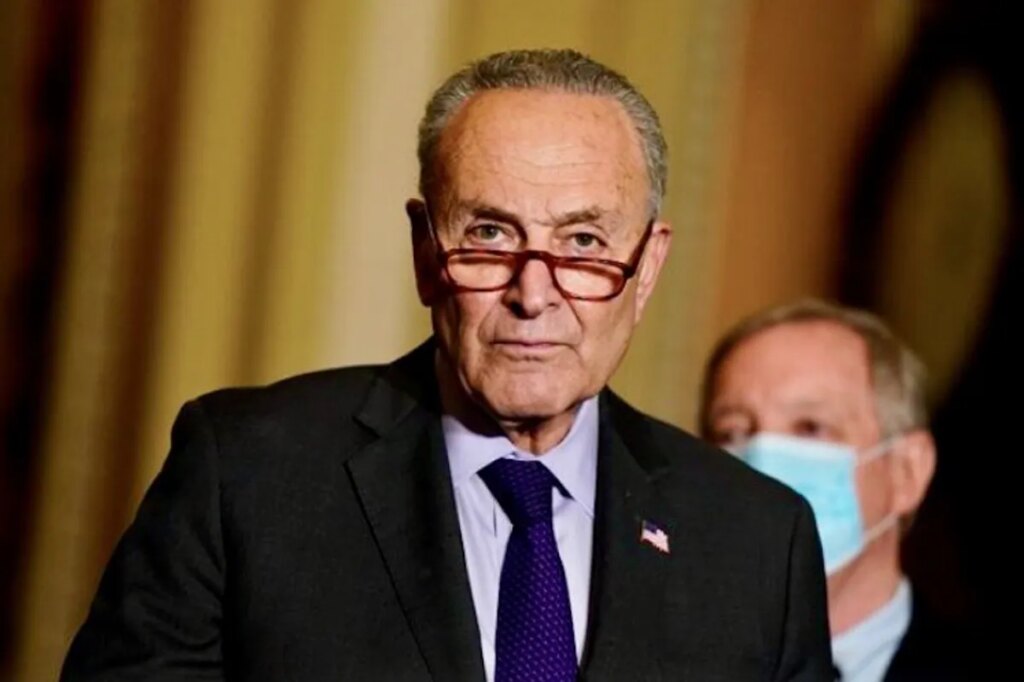 ‘Absolute lie’: Dem leader calls out Trump’s claim he suggested ‘Trump Station’