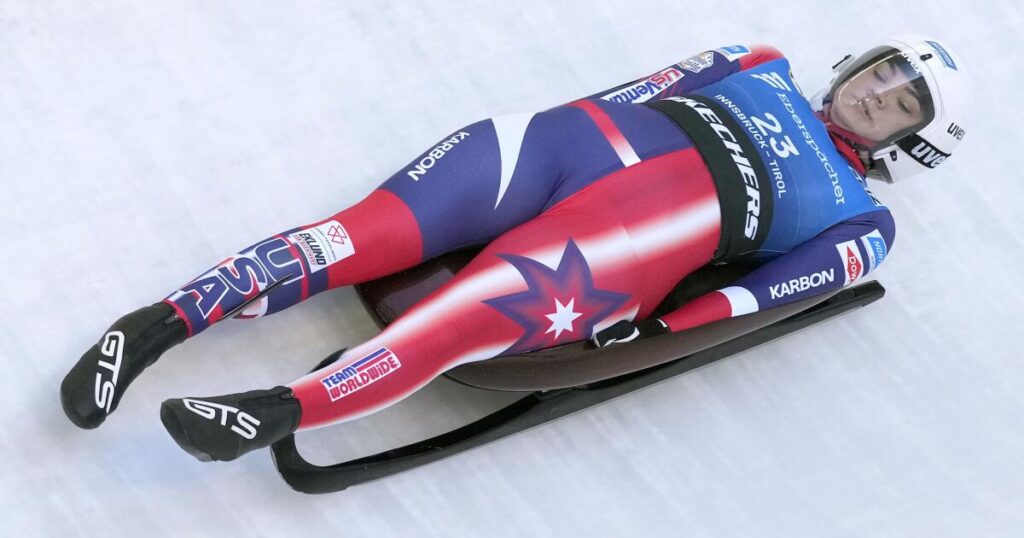 U.S. hopes to chip away at Germany’s luge dominance at the Milan-Cortina Games