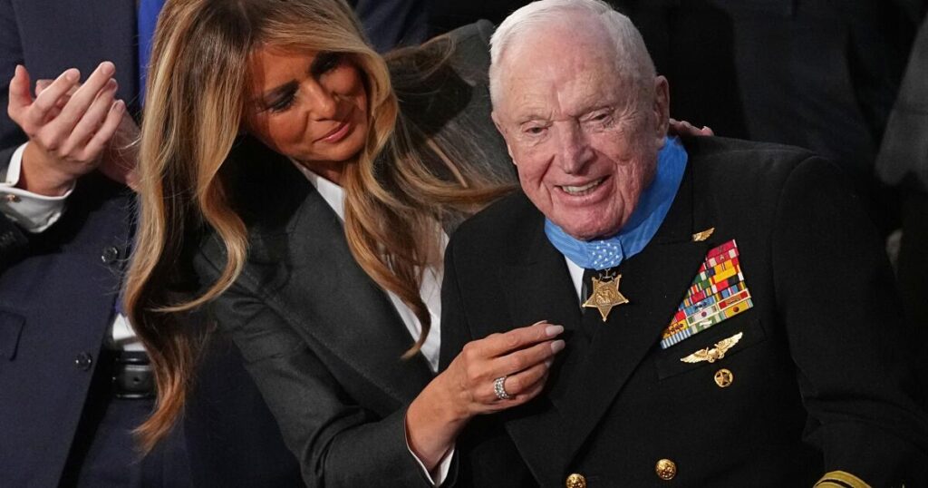 Retired 100-year-old fighter pilot from Escondido receives Medal of Honor