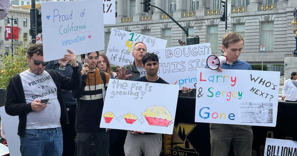 Yes, there really was a ‘March for Billionaires’ rally in San Francisco