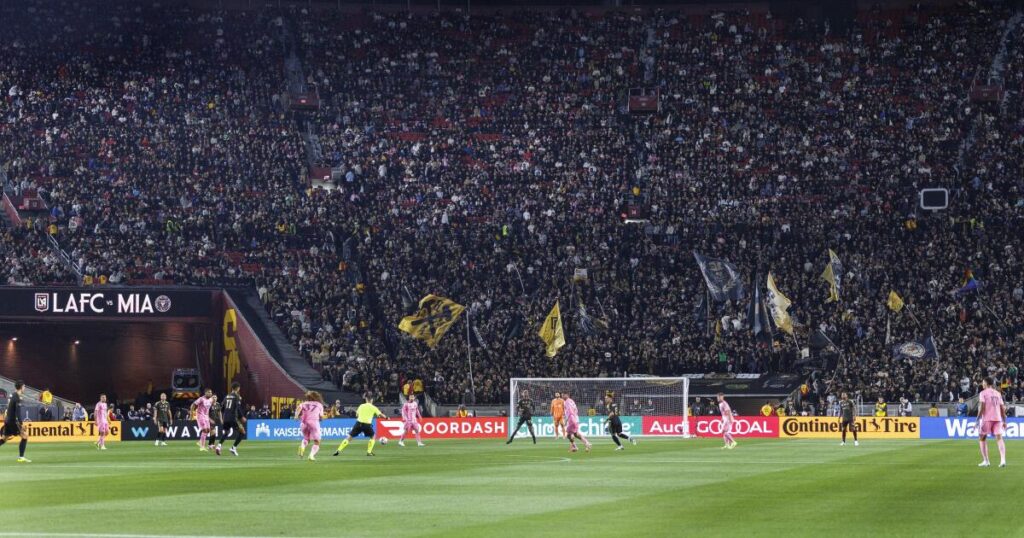 Why the record crowd at the LAFC-Inter Miami match was about more than Lionel Messi