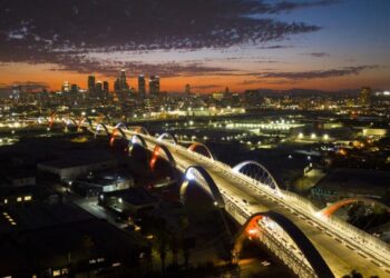 ‘Commercial-grade’ fireworks show is latest stunt set on 6th Street Bridge, spread on social