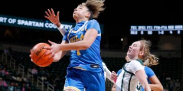 No. 2 UCLA women extend winning streak to 18 games by routing No. 13 Michigan State