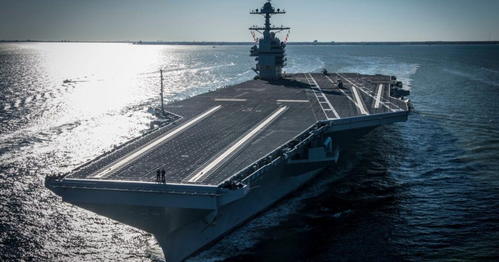 Second U.S. aircraft carrier is being sent to the Middle East, AP source says