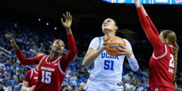 UCLA women blitz Wisconsin on Senior Day, win 21st in a row