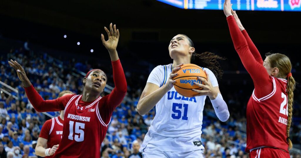 UCLA women blitz Wisconsin on Senior Day, win 21st in a row