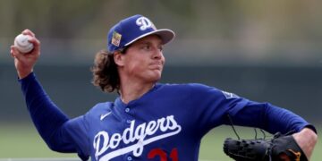 ‘Just go out and pitch.’ Dodgers’ Tyler Glasnow is efficient in his first spring start