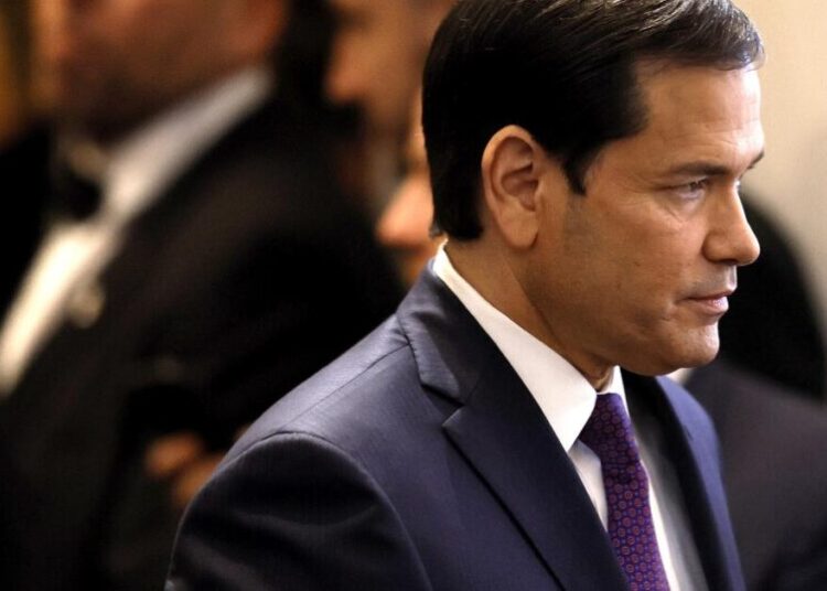 Marco Rubio is the only adult left in the room