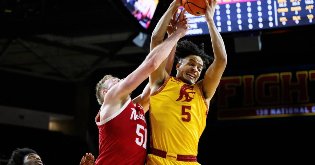 USC men routed by Nebraska after building halftime lead