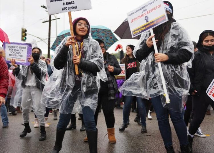 Tensions mount as LAUSD board to consider sending 3,200 notices of possible layoffs