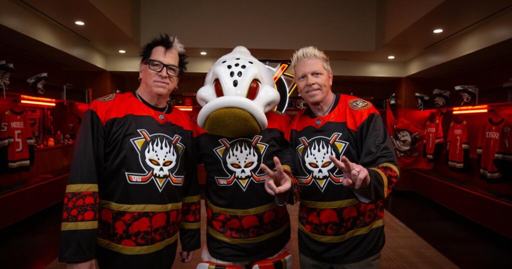 Anaheim Ducks and the Offspring bring punk rock energy onto the ice with Come Out and Play Night