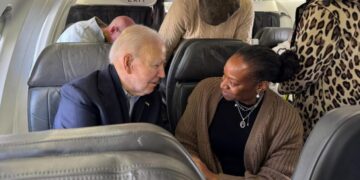 Biden flies commercial from Reagan National Airport and winds up stuck in delays like everyone else