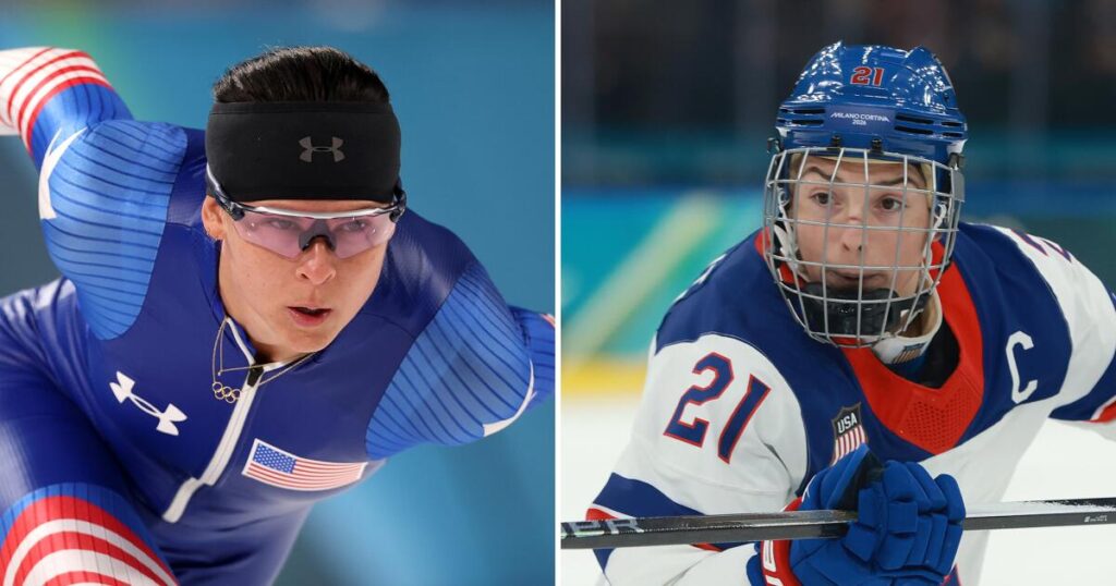 Olympic power couple Brittany Bowe and Hilary Knight each seek a final gold medal