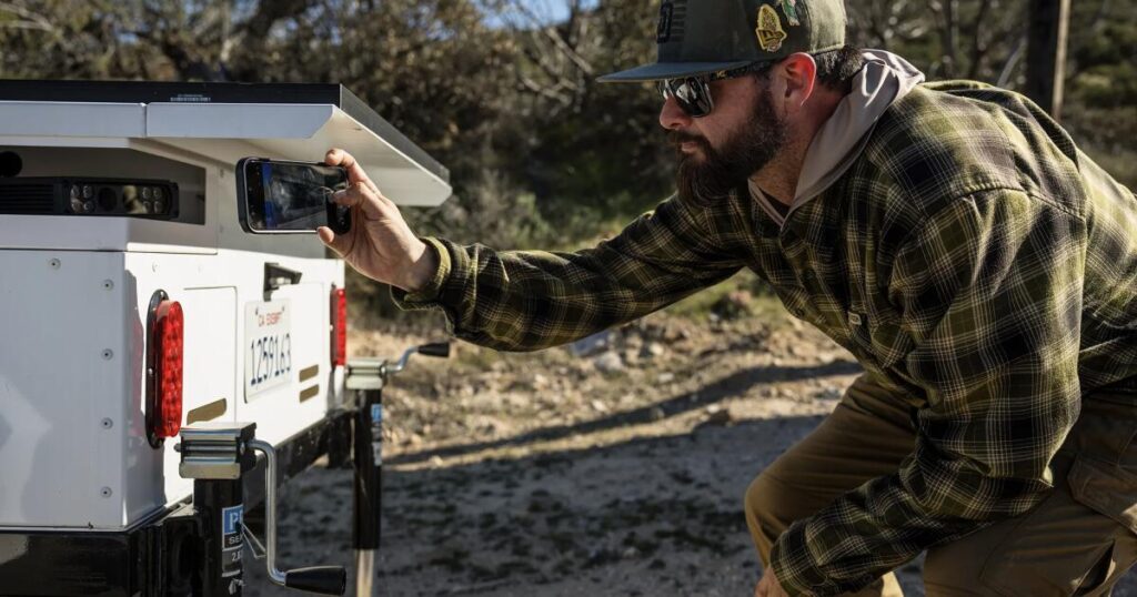 He saw an abandoned trailer. Then, he uncovered a surveillance network on California’s border