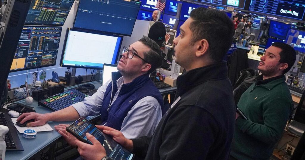 U.S. stocks slip as AI fears keep rumbling and oil prices climb