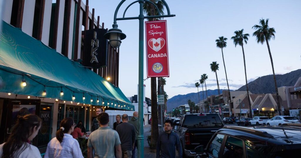 Canadian snowbirds are still unhappy with Trump. And Palm Springs is feeling the chill