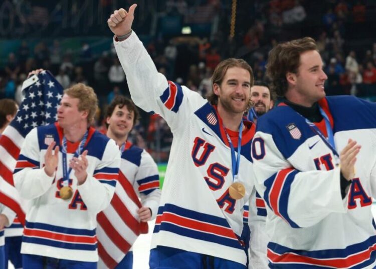 U.S. men’s hockey team is celebrating with Trump. The women aren’t. What’s going on?