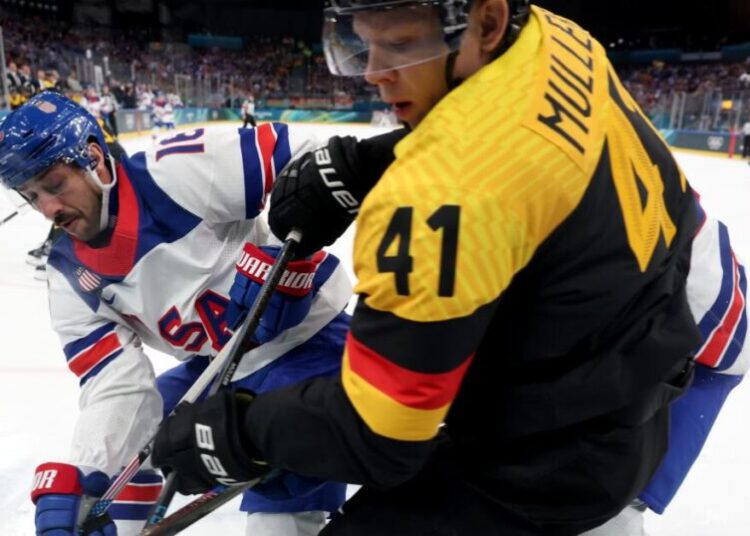 U.S. men’s hockey rolls past Germany, closes Winter Olympics group play unbeaten