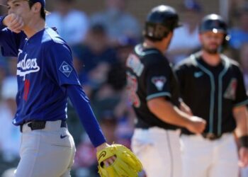 ‘Things I need to work on.’ Dodgers’ Roki Sasaki struggles in first Cactus League start