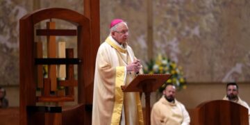 L.A. archbishop holds ‘Mass for Peace’ as students protest Trump immigration policies
