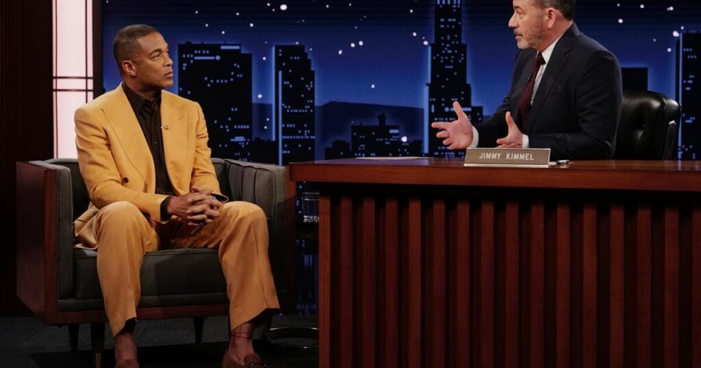 Don Lemon makes post-arrest appearance on ‘Jimmy Kimmel Live!’: ‘They want to instill fear’