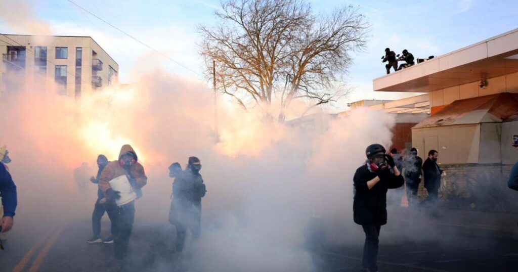 Portland mayor demands ICE leave the city after federal agents gas protesters
