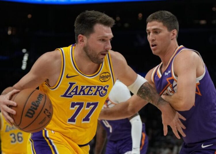 Luka Doncic’s 41-point effort can’t save Lakers from last-second loss to Suns