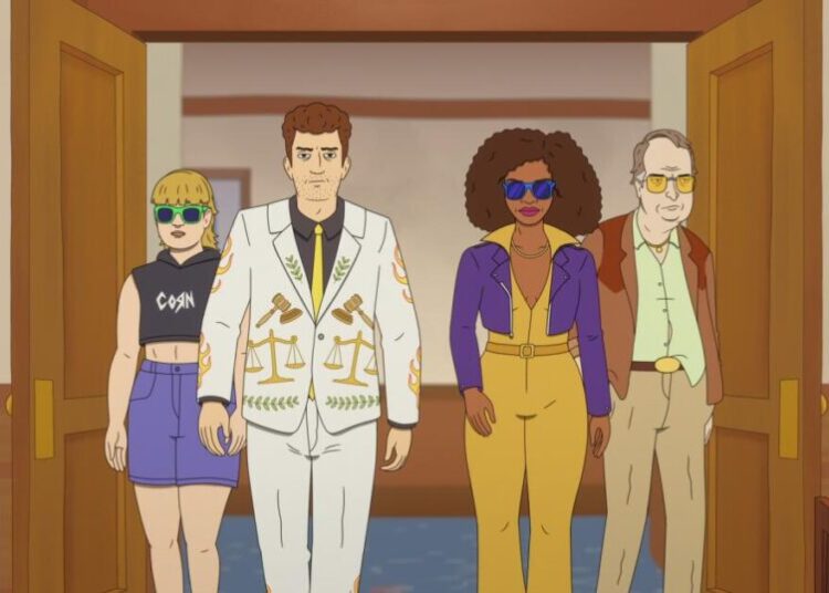 Channeling Adult Swim, Netflix’s ‘Strip Law’ gets crude in the courtroom