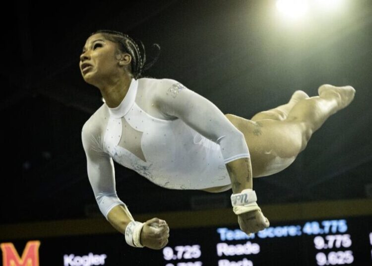 Jordan Chiles powers UCLA gymnastics to its second straight Big Ten title