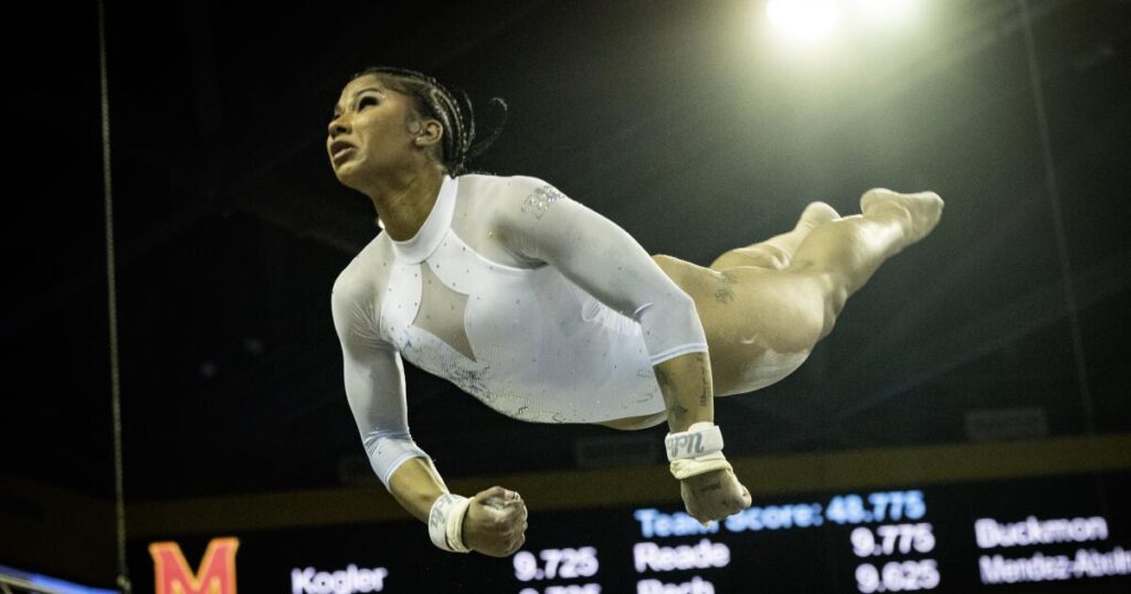 Jordan Chiles powers UCLA gymnastics to its second straight Big Ten title