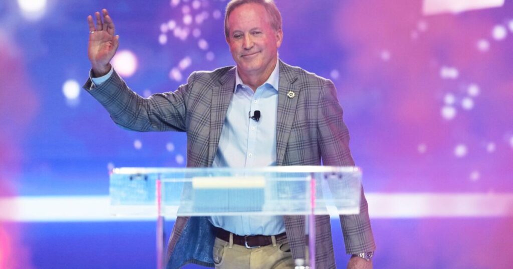 Texas Republican Ken Paxton steps up his Senate bid