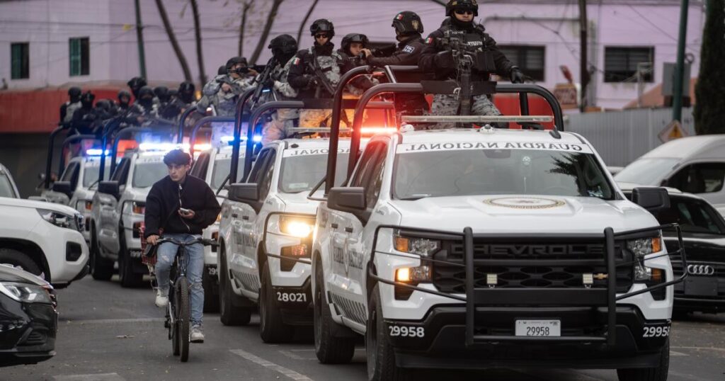 Inside El Mencho’s arsenal: high-powered weapons, 400 gunmen, drones and land mines